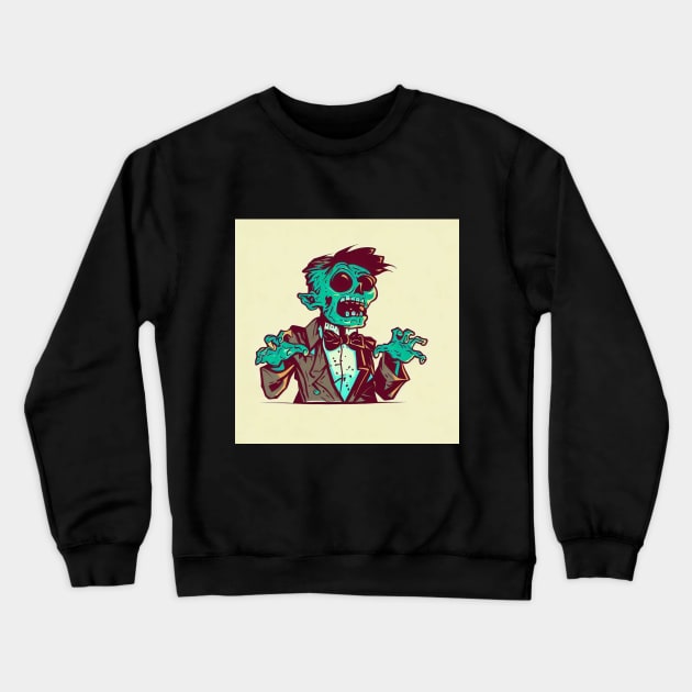 ZOMBIE NATION Crewneck Sweatshirt by abovetheundergroundbrand